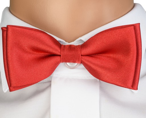 Краватка-метелик для хлопчика - червоний