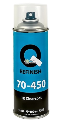 Спрей прозрачный лак блеск Q-Refinish 400ml