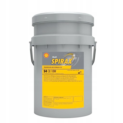 Гидравлическое масло SHELL SPIRAX S4 CX 10W 20L