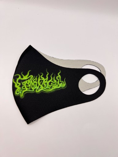 Бавовняна маска Bershka чорна 1 шт.