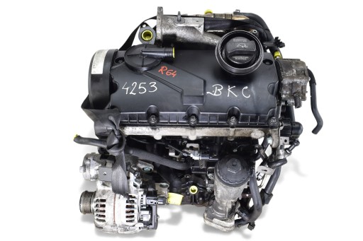 engine GOLF V PASSAT B6 SUPERB II TOURAN ALTEA 1.9TDI 105KM BKC @KOMPRESJA@