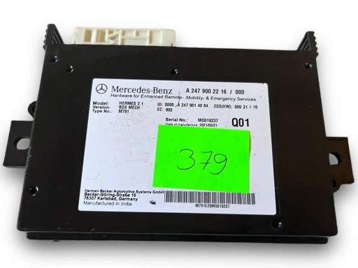 MERCEDES W247 control unit TELEMATIK A2479002216 @M