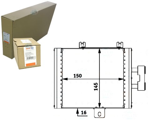 BRH8MO 376 - МАСЛЯНЫЙ ОХЛАДИТЕЛЬ BEHR HELLA MERCEDES S 320 (220.065)