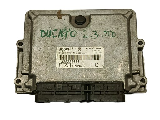 Контролер комп'ютера двигуна fiat ducato 2.3 jtd 1329236080 0281010488