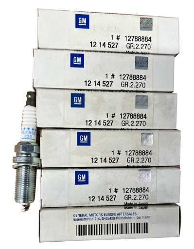 6x свеча зажигания gm 12788884 1214527 saab 9-3 opel vectra c signum 2.8 v6