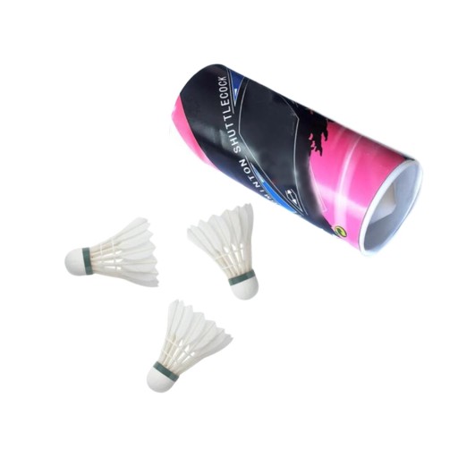 Волани для бадмінтону білі 3 шт