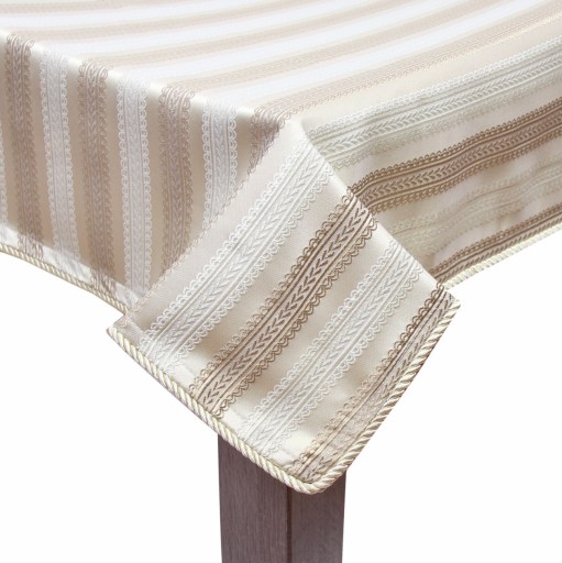 Obrus 140x300 Cappuccino Pasy