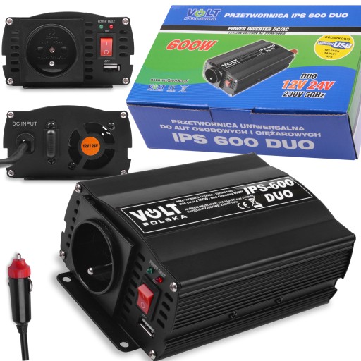 ІНВЕРТОР САМ. VOLT IPS 600 DUO 12/24V 300W