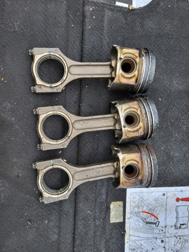 F32 3.0D - Поршень + шатун BMW F10 F01 F15 F16 3.0 D N57