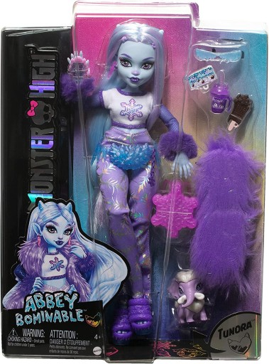 MONSTER HIGH LALKA ABBEY BOMINABLE DOLL YETI