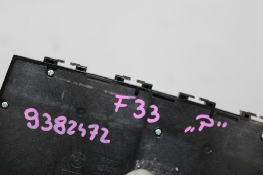 Schalter Regulations- SITZ des rechten 9382472 BMW 4 F33 CABRIO