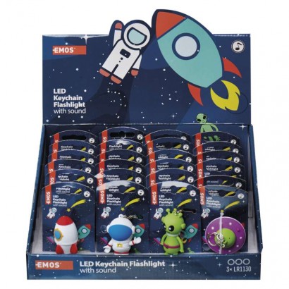 Брелок Cosmos LED 3× LR54, коробка 24