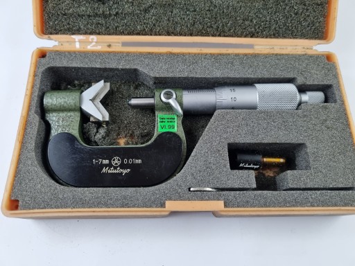 Микрометр с наковальней для роликов 1-7 MITUTOYO