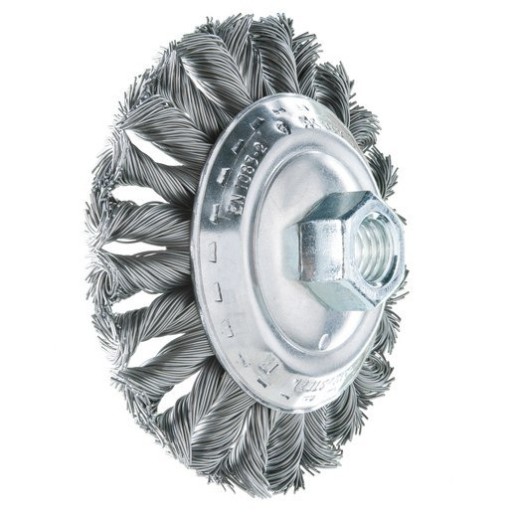 KBG проволочная коническая щетка для угловой шлифовальной машины 115X15 мм M14X2 5 шт.