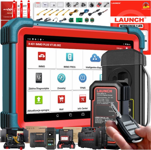 ЗАПУСК X431 Immo PLUS+Xprog3 функции, выполняемые PL