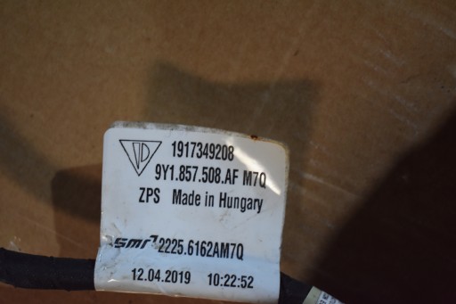 IDEALNE mirror right PORSCHE CAYENNE 9Y ASYSTENT 15 PIN M7Q 1