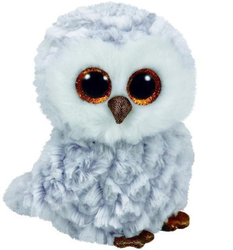 BEANIE BOOS OWLETTE - BIELA SOVA 24CM, TY