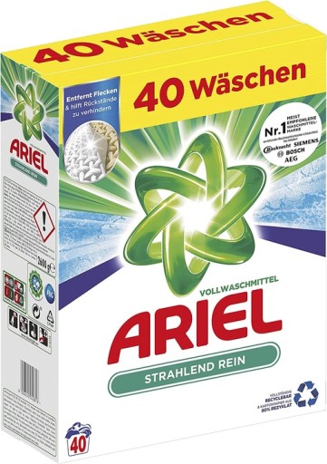 Ariel prací prášok UNIVERSAL Strahlend Rein 2,6kg ( 40 Waschen)