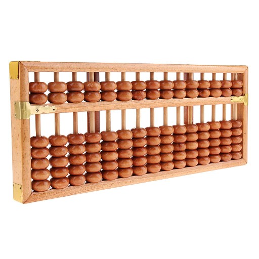 15 riadkov drevených korálkov Aritmetická hračka Matematika