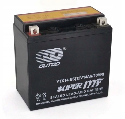 UTX14-BS - Гелева акумуляторна батарея YTX14-BS 12AH 200A Gel
