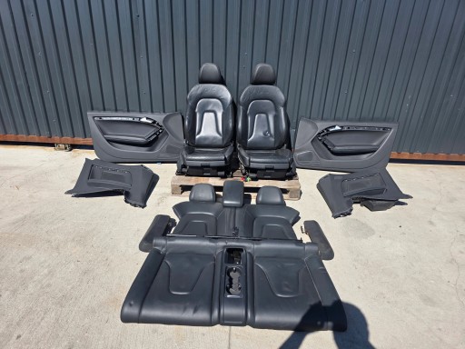 Sitz Sitze AUDI A5 8T COUPE CABRIO Leder S LINE heizung KOMPLET *1*!!