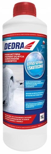 РІДИНА ПРЕПАРАТ АКТИВНА ПІНА ДЛЯ АВТОМИЙКИ DEDRA 1L