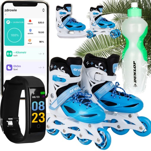 РОЛИКОВІ КОВЗИ SMARTBAND РОЛИКОВІ КОВЗИ БЕЗКОШТОВНО 9IN1 XXL SET