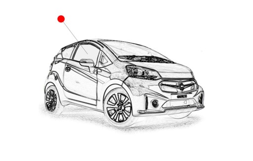 P0019056150 - Скло правої двері CASALINI M14 M20