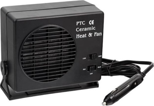 АВТОМОБИЛЬНЫЙ ОБОГРЕВАТЕЛЬ 12V ВЕНТИЛЬ. ФАРЕЛЬКА 300W