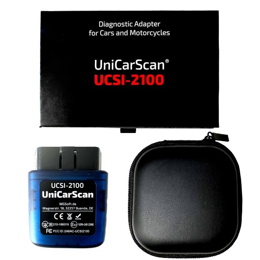Комплект диагностического интерфейса UCSI-2100 OBD2 + прочный корпус
