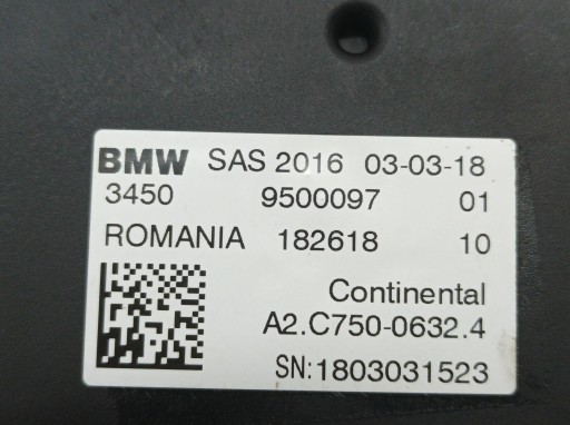modulo SAS 9500097 Bmw Seria 5 VII (2017-2024) G30/G31