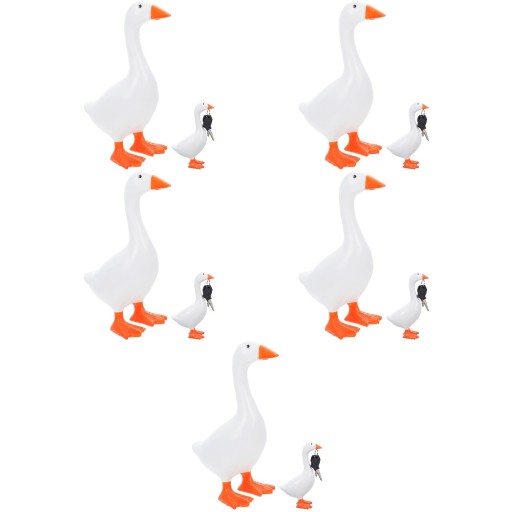 Магнітний тримач для ключів статуя гусака ремесла 5 шт