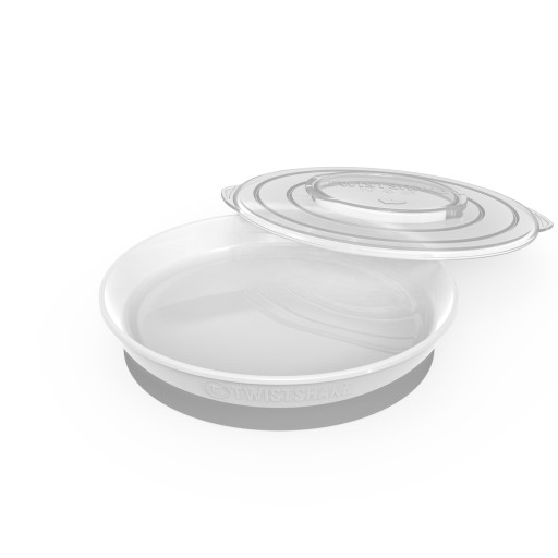 Пластикова біла пластина Twistshake