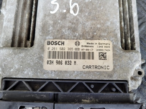 Centralina Motore 0261S02365 03H906032 PORSCHE CAYENNE e 7L 9PA LIFT 3.6
