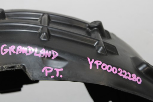mudguard right rear part rear. YP00022280 OPEL GRANDLAND X 2019