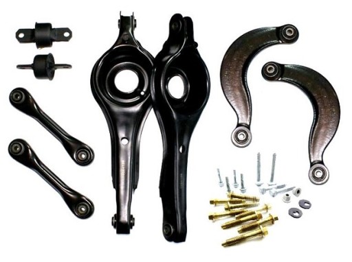 ALL9729B - Втулки на задні поперечні важелі mazda 3 bk bl mazda 5 cr cw задні комплект 8шт + гвинти