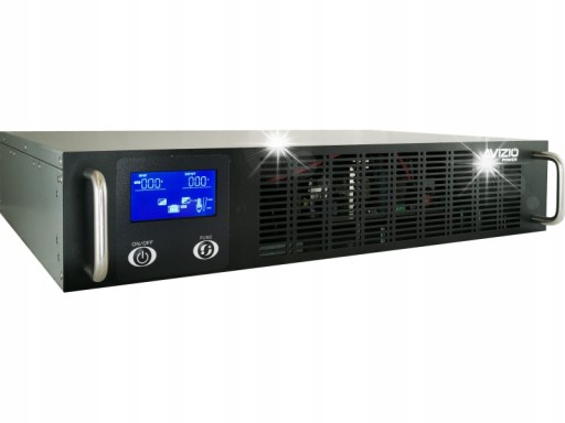 Источник бесперебойного питания для стойки ибп 19 дюймов, 800 вт/1000 ва, синусоидальный жк-дисплей, онлайн + 2 аккумулятора 7 ач