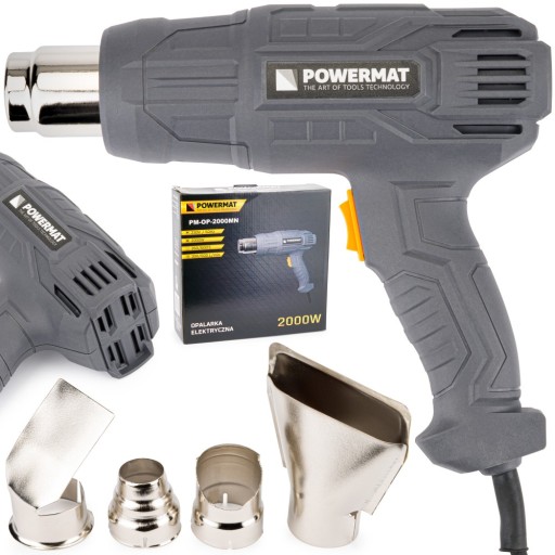 ТЕПЛОВА ГАРМАТА ЕЛЕКТРИЧНА POWERMAT 2000W 600°C