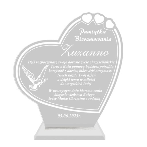 Статуетка Сувенір Подарункова для Конфірмації Серце