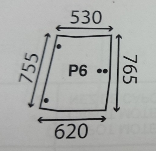 ОКНО БОКОВОЕ FENDT ПРАВОЕ 816810040431