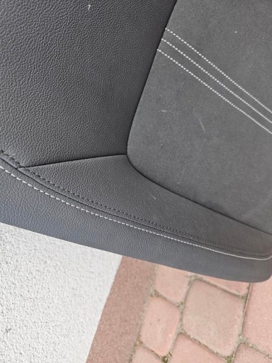 Sitz heck hinten siedzisko oparcie alkantara Leder Opel Insignia B