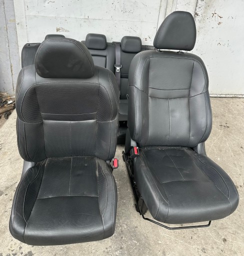 NISSAN QASHQAI II J11 seats leather seat GRZANE side KOMPLET