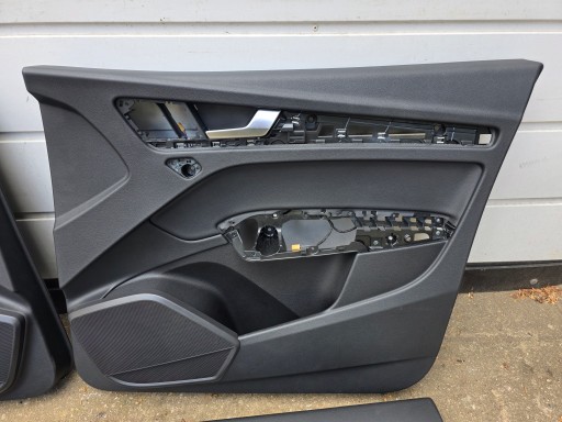 side upholstery door AUDI Q5 80A FY black leather SKORZANE EU AMBIENTE