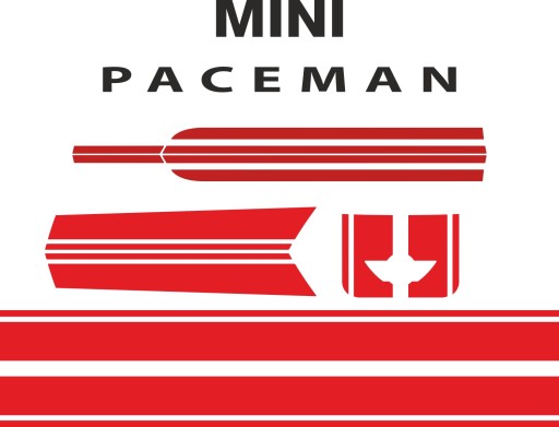 Наклейки Mini PACEMAN r61 полный комплект