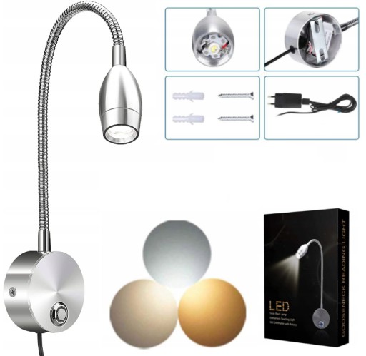 Світильник приліжковий ghdd срібло