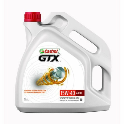 МАСЛО 15W-40 CASTROL GTX HIGH MILEAGE 4L