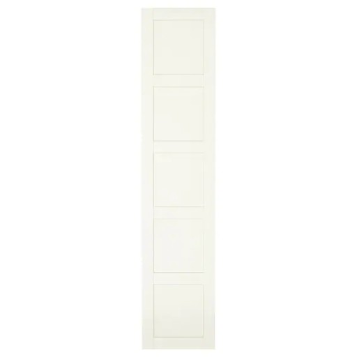 IKEA BERGSBO Dvere s pántmi biela 50x229 cm