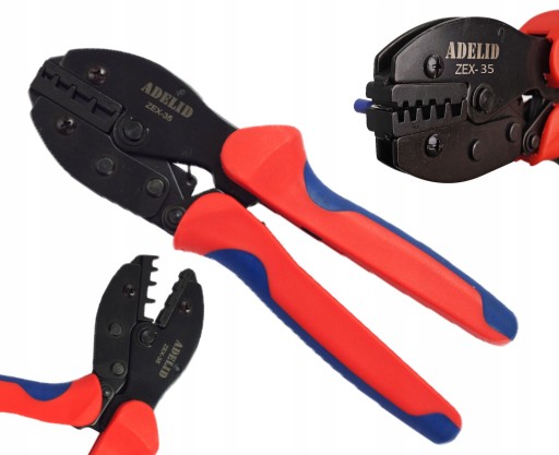 ИНСТРУМЕНТ ДЛЯ ОБЖИМА КАБЕЛЬНЫХ ПУЛ 10 16 25 35 ADELID