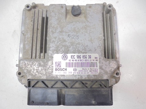 Контроллер двигателя volkswagen golf plus 03c906056dq 1.6fsi 0261s02369
