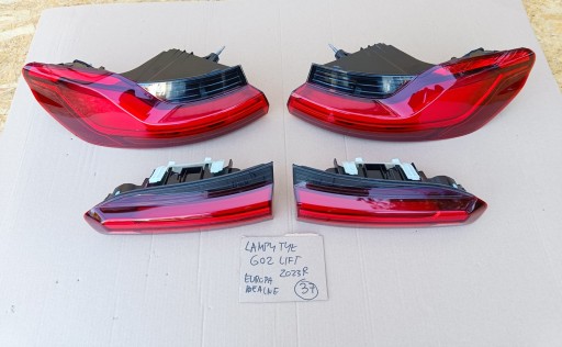 512415444LAMPYTYŁX4 - Bmw x4 lamp g02 lift задня лампа комплект europa demont 2023r ideal